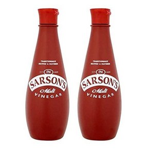 Sarsons Malt Vinegar 300ml (Pack of 2) 사슨스 몰트 식초 300ml (2팩)