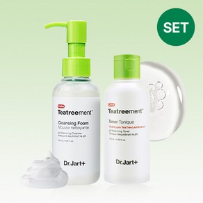 닥터자르트 컨트롤에이 티트리먼트 클렌징폼 120ml+토너 120ml 세트, 1개