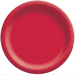 Apple Red Pape Plates 20 Ct.  Paty Tablewae  8 1/2