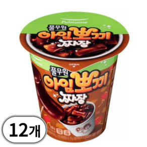 풀무원 아임뽀끼 짜장 떡볶이, 100g, 12개