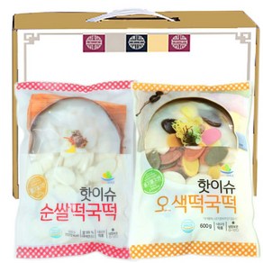 [리타방앗간]순쌀 오색 떡국떡 선물세트 1.2kg, 1개