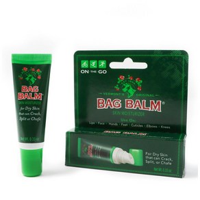 버몬트 백밤 Bag Balm 스킨 모이스처라이저 튜브 립밤 0.33oz, 1개