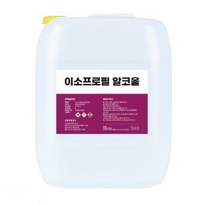 켐슐랭 대용량 PCB세척 기름때제거 살균세정 IPA 이소프로필알코올100% 20리터 10리터, 20L, 1개