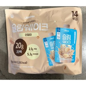 랩노쉬 슬림쉐이크 인절미, 45g, 14개