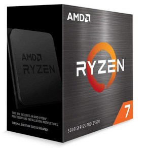 AMD Ryzen 7 5800X without coole 3.8GHz 8코어16스레드 36MB 105W[국내 정규 대리점품] 100-100000063WOF