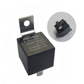FLS820 자동차 릴레이 DC 24V 40A 30A 5핀, 없음, 1개