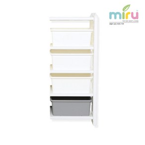 [육아템]미루 라임 장난감정리함 수납장 교구함 DIY 모듈형 국내제작 장식 선반 정리대 유아행거 빅행거 라임 유아행거 플러스, 미루 라임 싱글 수납장 (모듈추가), 그레이