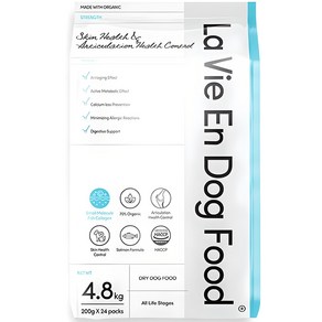 라비앙독 저분자피쉬콜라겐 가수분해 사료, 연어, 4.8kg, 1개