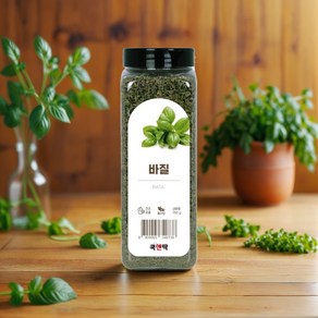 바질 가루 바질 럽드 홀 건바질 식용 허브 향신료 분말 150g, 1개