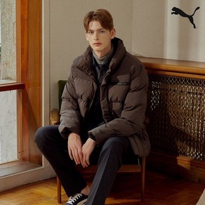 [PUMA] NEW 푸마스포츠 웰론 숏 푸퍼 패딩 남성 그레이 B