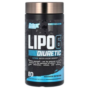 뉴트렉스리서치랩 LIPO-6 Diuetic 80캡슐, 80정, 1개