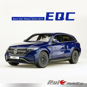 1/18 벤츠 오리지널 EQC 4Matic 2019 다이캐스트 자동차 피규어, 1개