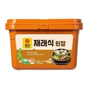 몽고식품 할랄 인증 재래식 된장, 500g, 1개