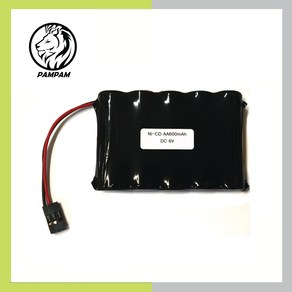 PORESO 6V AA 600mAh JAE-3P 니카드 Ni-CD RC 배터리