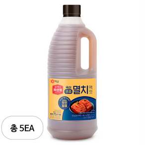 하선정 남해안 덧장 명품멸치액젓, 5개, 3kg