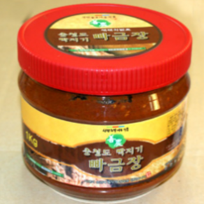 (CG소망)충청도 빠금장(저염된장) 1kg 충북 괴산, 1개