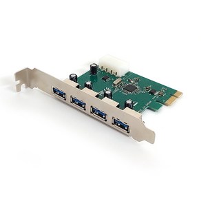 넥스트 USB 3.0 4포트 PCI 확장 카드 NEXT-206NEC EX, 기본, 1개