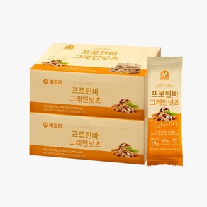 미트리 프로틴바 그레인넛츠 40g, 40개