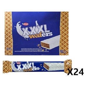 ANI XXXL웨이퍼 화이트 초코바 65g (1BOX), 24개