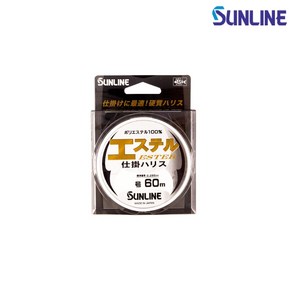 선라인 에스테르 하리스 내츄럴 HG 60M 1.5호 텐빈오모리채비목줄, 1.5호-3536863, 1개