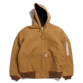 Carhartt Carhart j140 클래식 미국산 후드 툴링 재킷 따뜻한 방풍 플러스 코튼 헤비 코트 조수