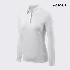 [2XU] 코리아 여성 클래시 롱 긴팔 카라셔츠_XUG3350WHT