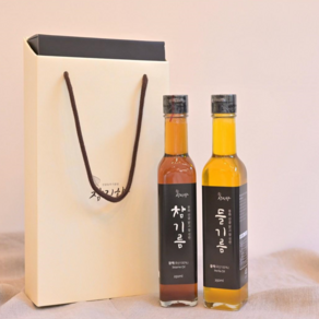 참진향 국산 고급 선물세트 참기름+들기름 250ml 1세트, 120ml, 1개