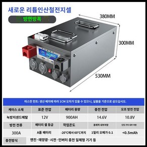 캠핑 인산철배터리 12V 300ah 대용량 밧데리 리튬 차박 낚시, Q. 12v900AH 전원 충전기