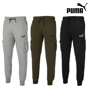 코스트코 PUMA 푸마 남성 플리스 카고 조거 바지 팬츠 기모 트레이닝 건빵바지 남학생 겨울 바지 츄리닝