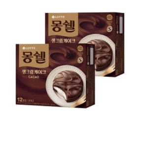 롯데제과 몽쉘 카카오 336g x 2개, 5개