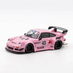 Star Model 1:64 포르쉐 RWB 930 GT 윙 버전 No.43 후니간 핑크