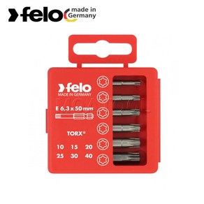 FELO(독일) 별비트세트 펠로036 915 16 (03691516) 6PCS 50mm, 6개