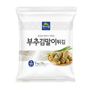 면사랑 부추 김말이튀김1KG(25g*40), 3개, 1kg