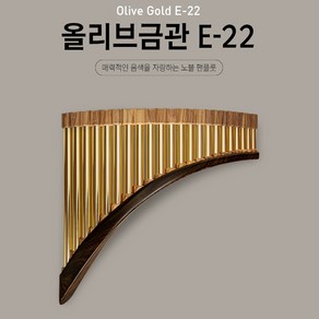 노블 프리미엄 팬플룻 올리브금관 E-22, F Key, 1개