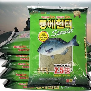 바다 벵에 헌터 집어제 파우더 밑밥 1box 12봉 떡밥 낚시 벵에돔 미끼