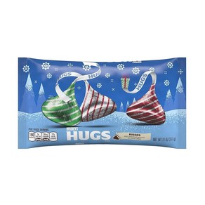 HERSHEY'S KISSES 밀크 초콜릿 캔디 벌크 백 1.9L(64온스), 2023 Chistmas Kisses 11 Ounce, 311g, 1개