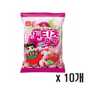 코스모스제과 딸기 팅쵹, 27g, 10개