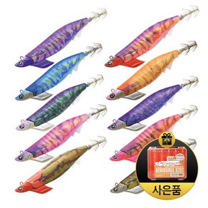 쯔리겐 에기스타 TR 팁런에기(5개구매시 10구에기케이스 증정) 3호-25g/3호-30g/3.5호-30g 무늬오징어, 퍼플퍼플(TR-01), 1개