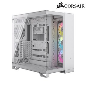 커세어 6500X RGB 미들타워 케이스 (화이트), 1개