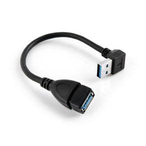 Coms COMS USB 3.0 젠더/연장(M/F) 상향꺽임형/20cm/ITA341 변환젠더/기타-기타 변환젠더