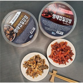 명태껍질 강정 데리야끼 매콤한맛 명태껍질 볶음, 명태껍질강정 매콤한맛 200g, 2개, 200g