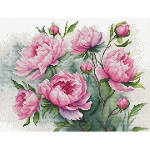 루카스 실십자수 패키지 The Cham of Peonies B7019, 1개