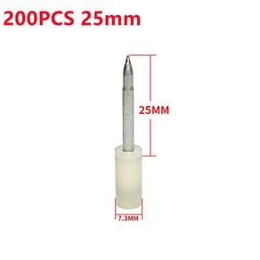 권총리벳건 전기 알루미늄리벳 80100200pcs 못 7.3mm 수동 터프팅 스틸 도구 벽 앵커 와이어 슬로 팅 손톱 미니 수동 네일에 맞습니다., 200개 25mm