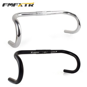 FMFXTR 자전거 핸들바 핸들 드롭바 픽시 로드 25.4mm, 25.4 oad handleba, 블랙, 1개