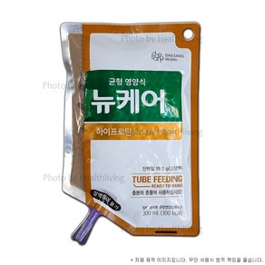 대상웰라이프 뉴케어 하이프로틴 RTH 파우치 300ml 400ml x 20팩 경관식 피딩줄 포함, 20개