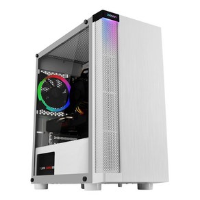 주연테크 게이밍 데스크탑 PC 화이트 TINY-14F6S (i5-10400F)