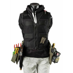 다이아몬드백 툴벨트 조끼 시스템 Wight 701 Vest System, 블랙, 1개