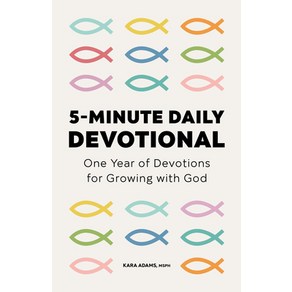 (영문도서) 5-Minute Daily Devotional: One Yea of Devotions fo Gowing with God Papeback, Rockidge Pess, English, 9781638079576