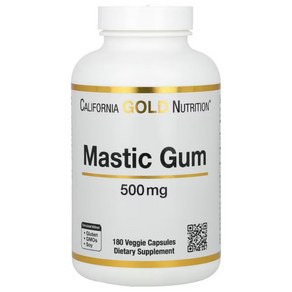 캘리포니아골드 뉴트리션 매스틱검 500mg 베지캡슐 180정, 1개