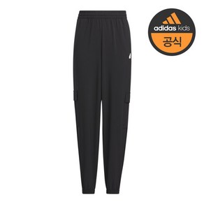 아디다스 키즈 130-160cm 아디다스키즈 주니어 STR 우븐팬츠 아동 조거팬츠-IT4040